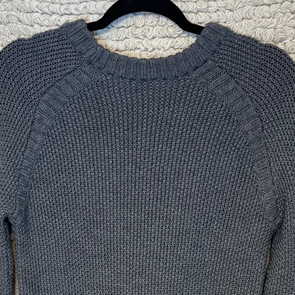 LULULEMON heathered medium gray crewneck Passage merino wool sweater 10 - Picture 6 of 8